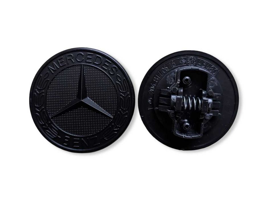 Емблема за преден капак тип тапа за Мерцедес 57мм Синя, Черна, Brabus