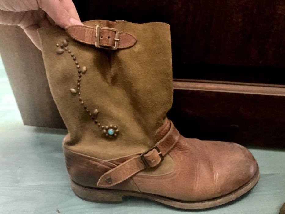 Испански боти от естествена кожа 39