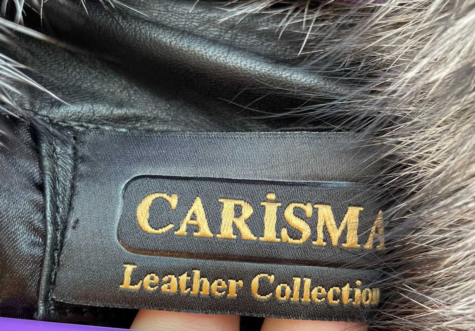 Jacheta de piele naturala si blana naturala Carisma Leather Collection