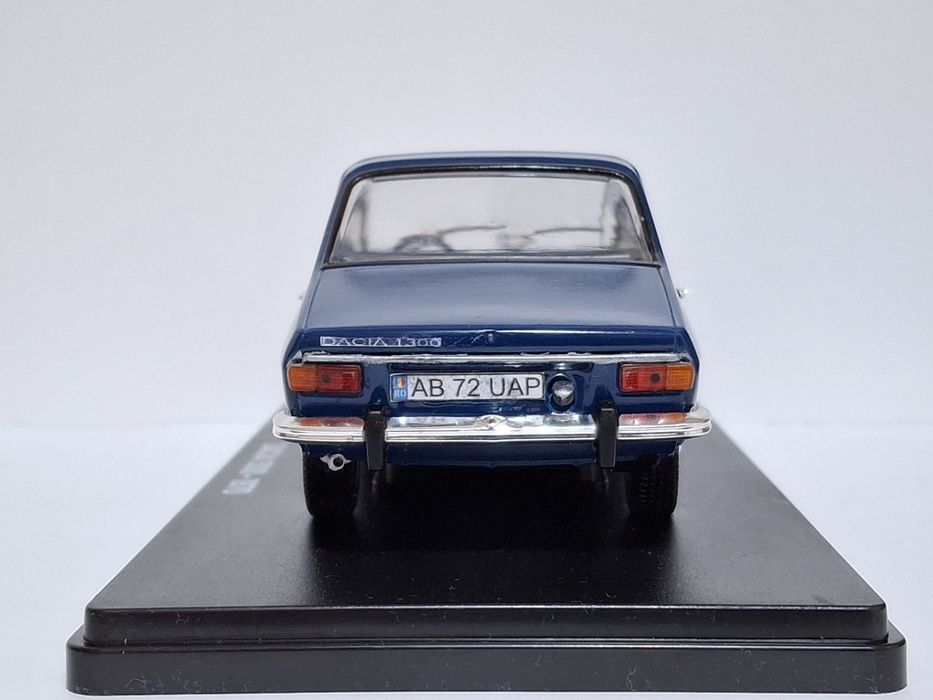 Macheta dacia 1300 bleu 68 scara 1:24 hachette modificata