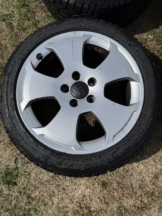 Audi 17 5x112 джанти със нови зимни гуми