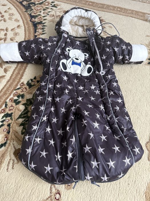 Куртка трансформер с рождения до 2 лет