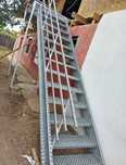 Scări zincate galvanizate pentru exterior