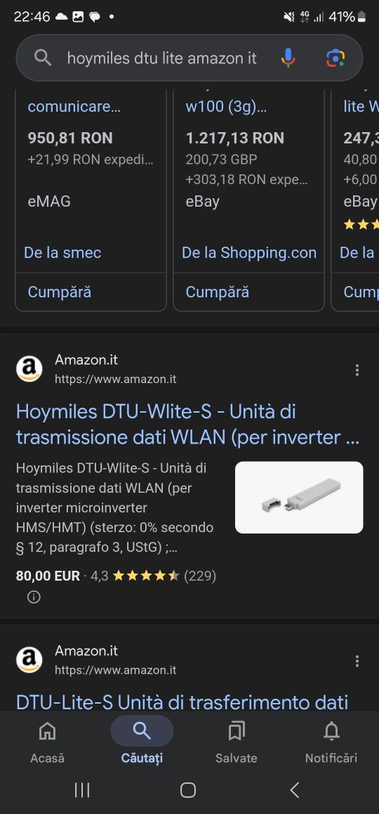 Unitate transmisie date Hoymiles WLAN DTU-Wlite pentru microinvertor
