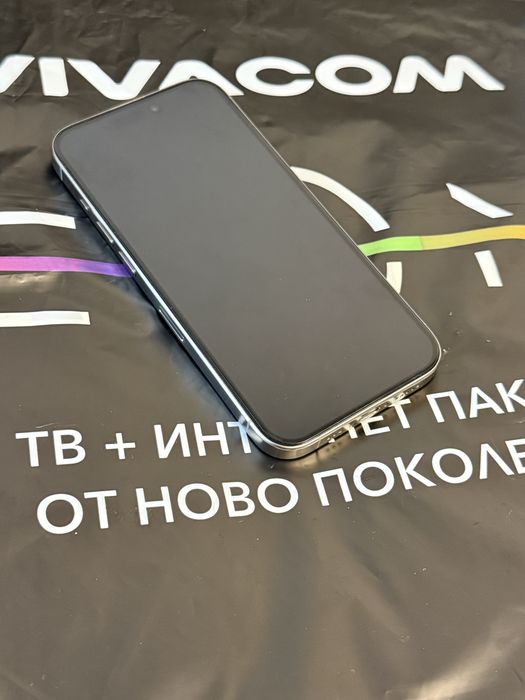КАТО НОВ 256GB iPhone 15 Pro Vivacom Гаранция 2025г. Natural