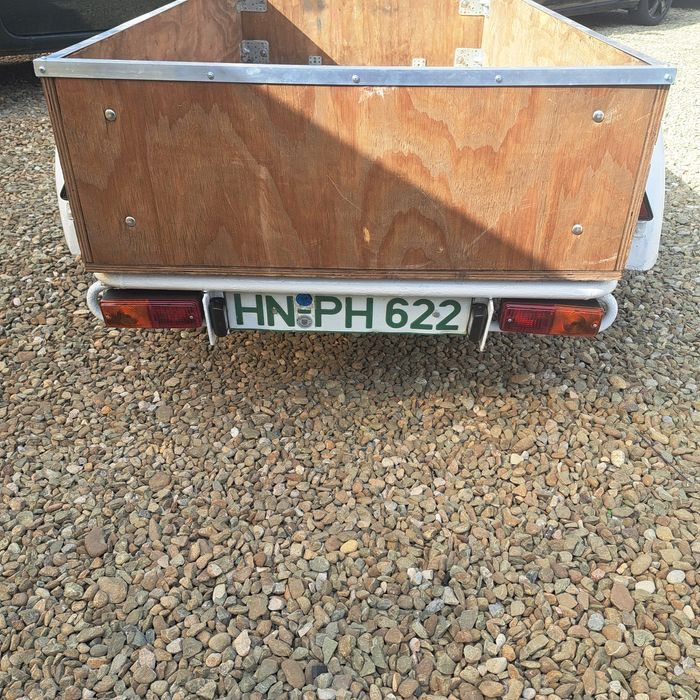 Remorca solida din Germania de 500 kg an 1994  dimesiuni 1,9/1,05 m
