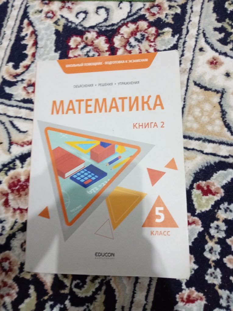 Книга математика 5 класс есть разные задачки каторые можно решать в кн