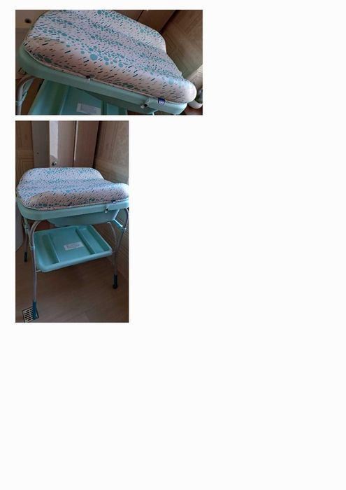 set cadita bebe cu masa infasat, brand CHICCO,stare perfecta