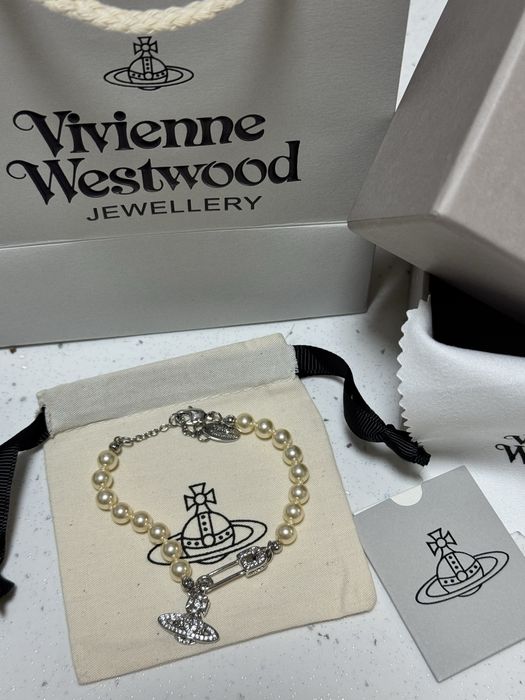 Vivienne westwood bratara cu perle