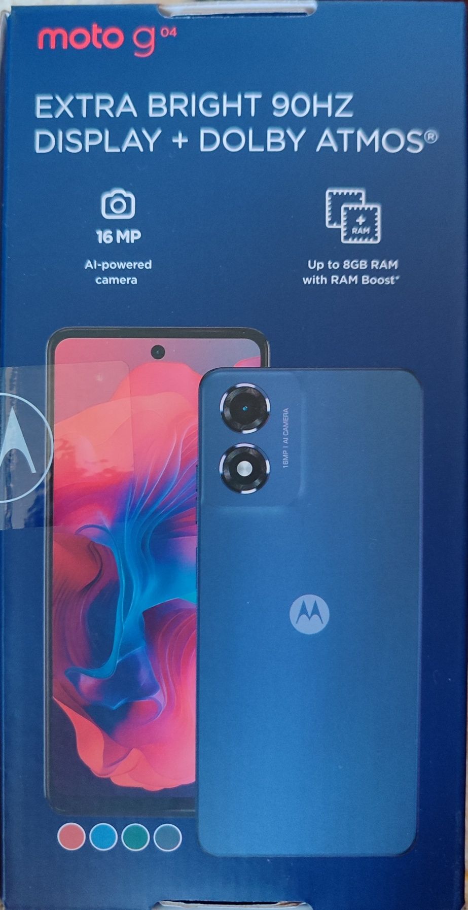 Нов Motorola moto g04