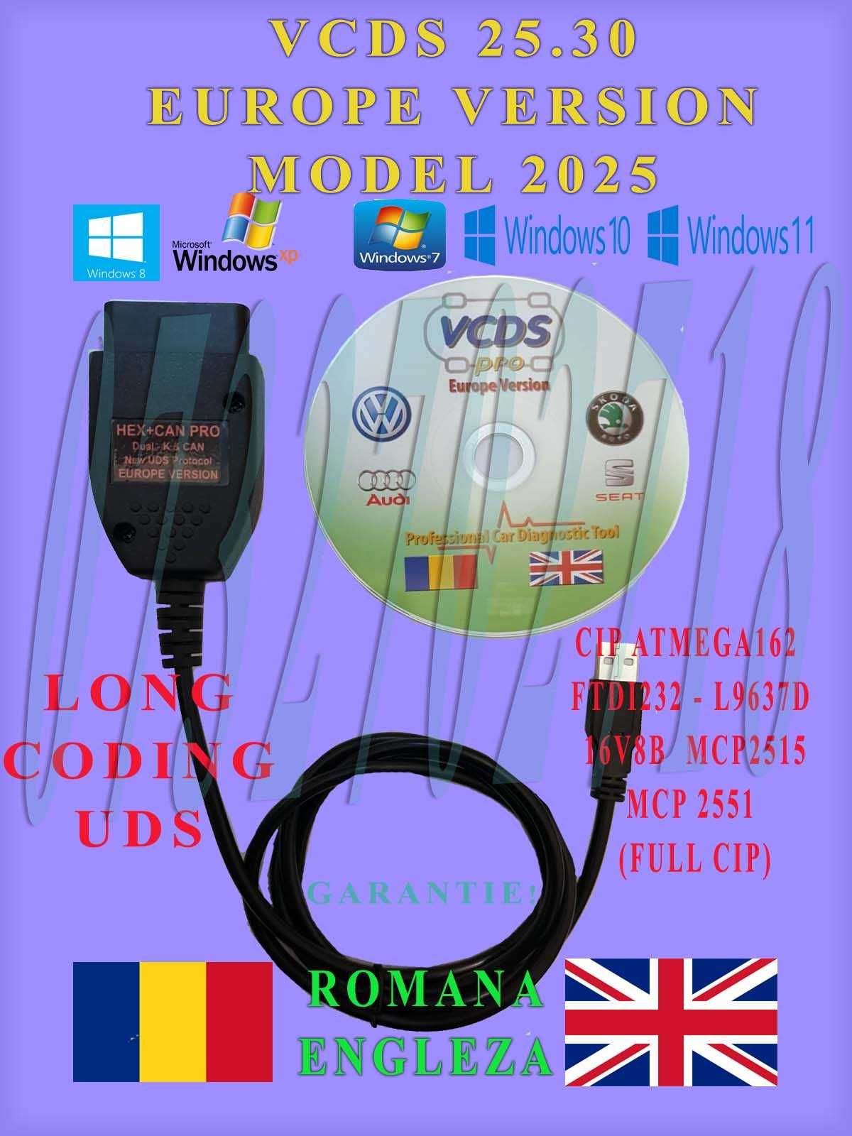 VCDS Tester Auto 25.31 Romana Engleza Soft Europa nu China (REWORK)