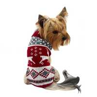 Коледен пуловер за домашен любимец Пуловер за куче/коте