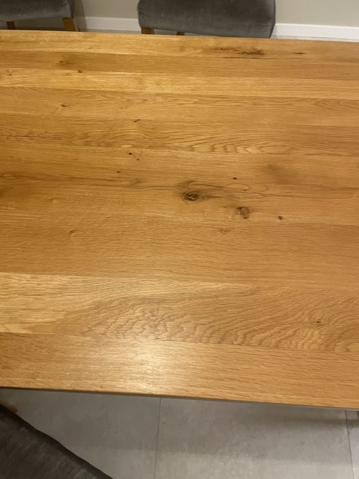 Плот за маса от естествен дъб