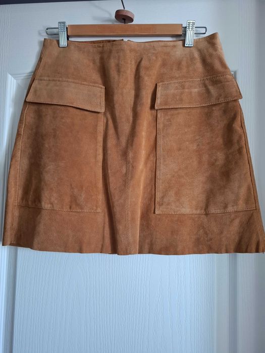 Fusta piele intoarsa, Promod, Marime 38