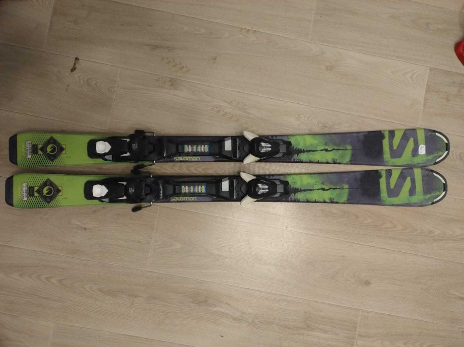 Schiuri Salomon Copii 7-8 ani SH SnowCenter Cluj Negru Verde