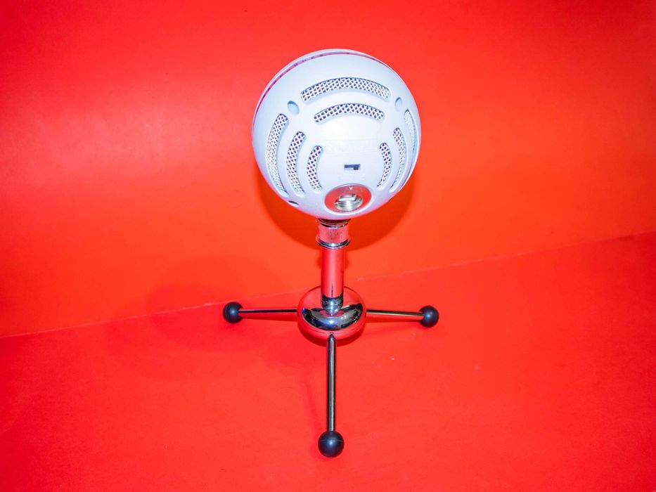 Logitech Blue Snowball бял USB кондензаторен микрофон запис стрийминг