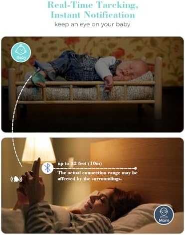 Нов Бебешки Монитор Смарт Чорап ViHealth Пулс + Кислород + Движения