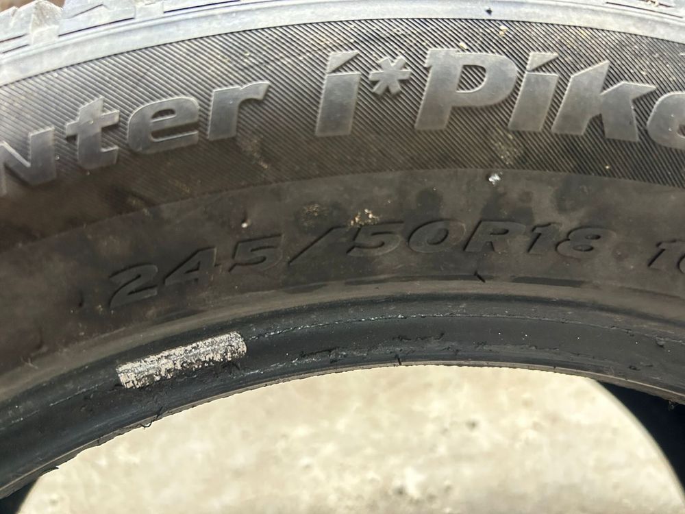 Шины 4 шт с шипами Hankook winter i*pike w429 245/50 R18 104T