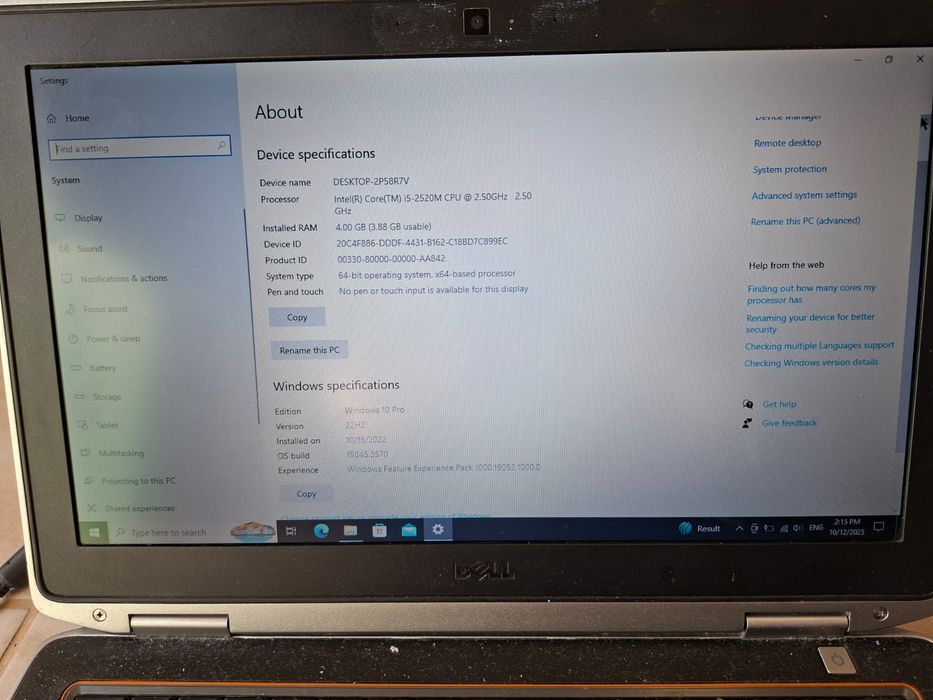 Vand laptop dell