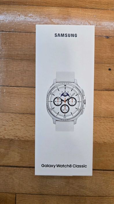 Samsung Galaxy Watch8 Classic 46mm BT White NOU, SIGILAT