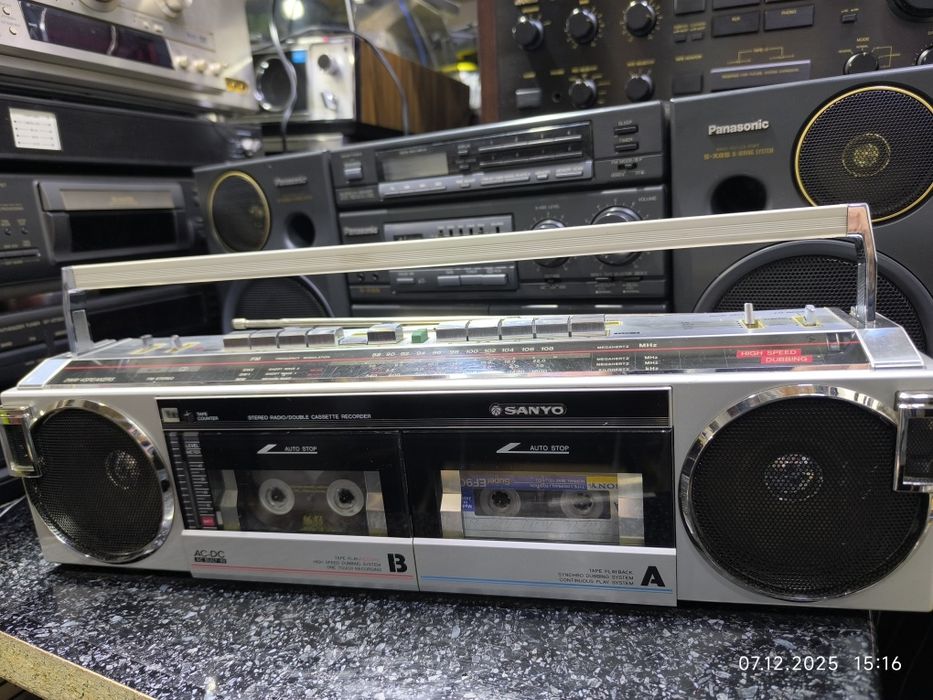 SANYO, кассетная магнитола, Япония в Алматы
