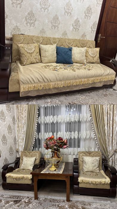 Продается диван с креслами