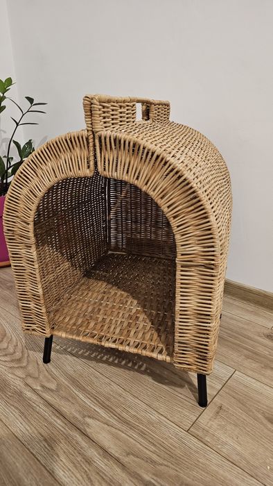 Căsuța pisica ikea din ratan