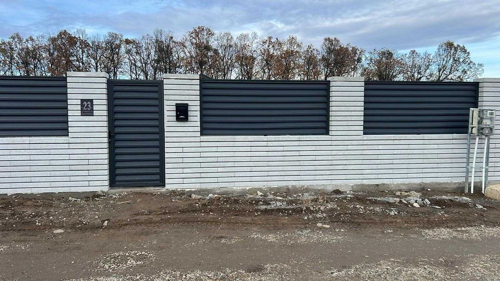 Garduri din panou stil jaluzele de diferite modele si dimensiuni