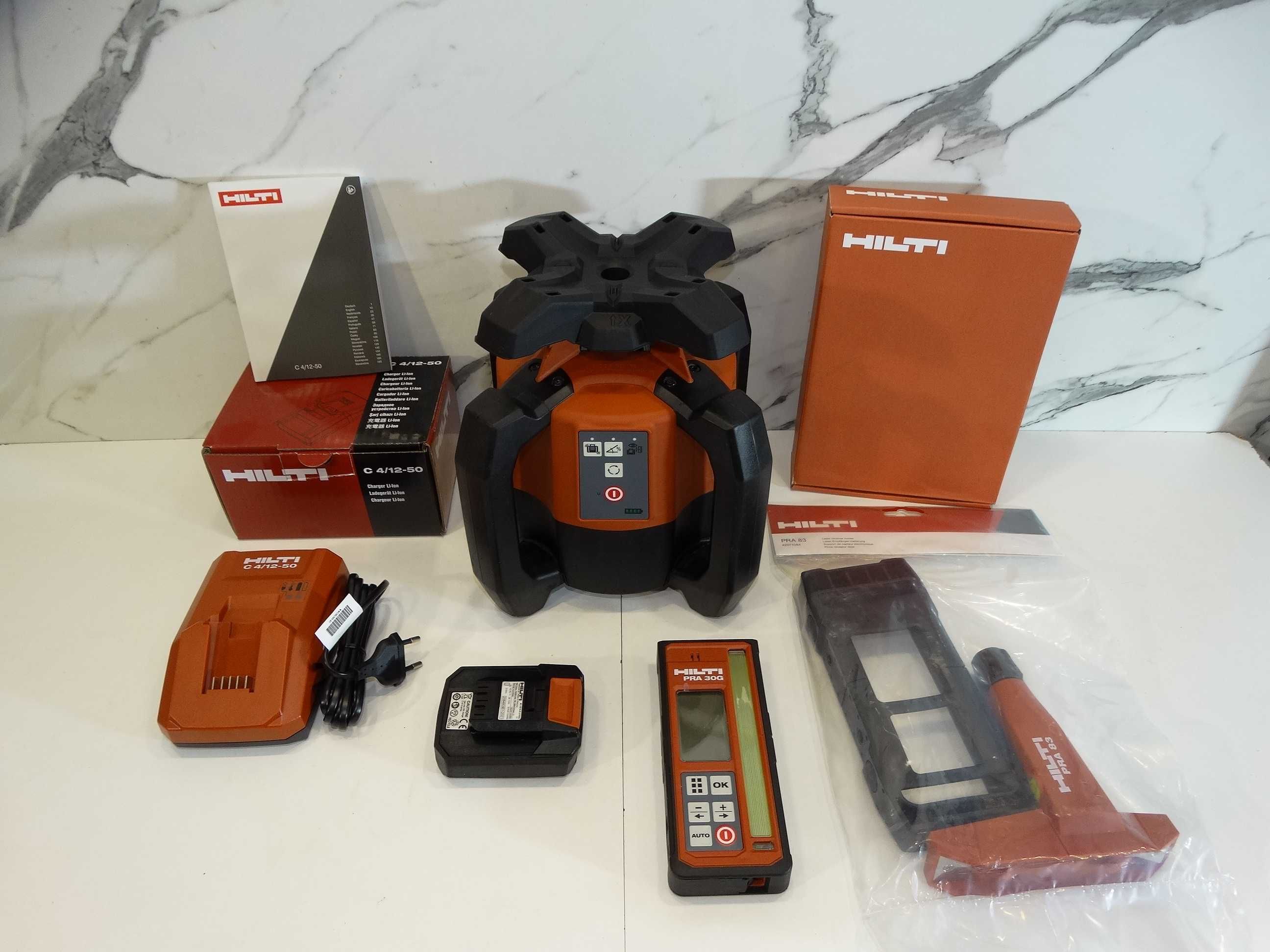 Hilti PR 30 HVSG A12 - Ротационен лазерен нивелир със зелен лъч