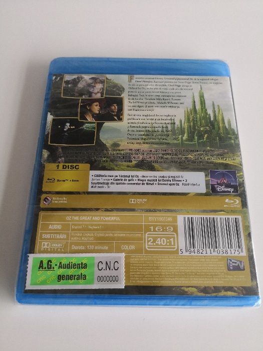 Film Blu-Ray OZ The Great and Powerful, nou, sigilat