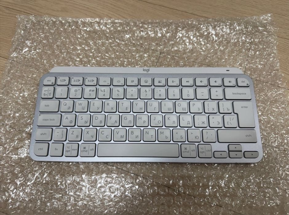 Клавиатура Logitech MX Keys Mini серебристый