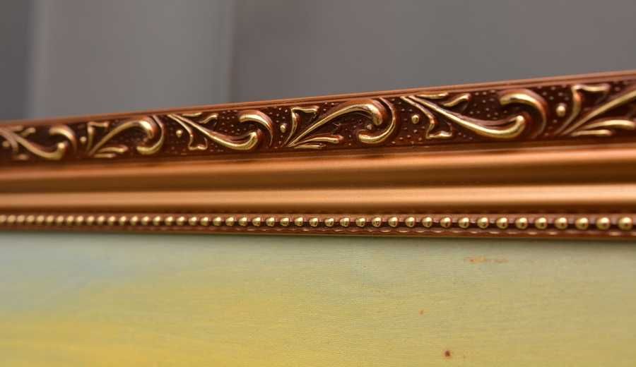 Tablou cu rama auriu 128cm x 68cm