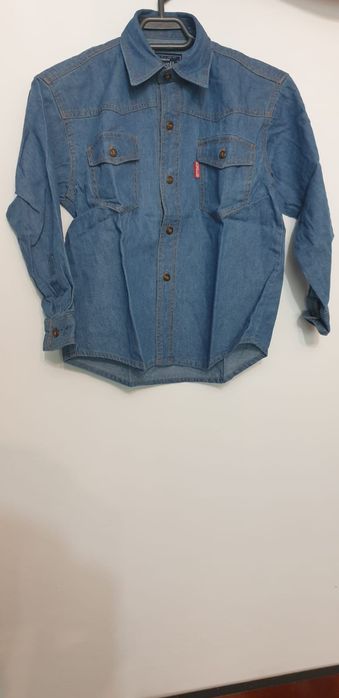 Vând cămăși denim unisex copii 6-14 ani