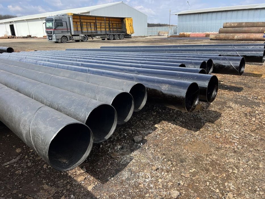 Vand teava  trasa si sudata protectie piloni