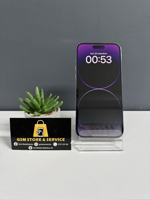 Iphone 14 Pro Max Deep Purpule 128Gb Ca Nou Garantie Gsm Store&Service