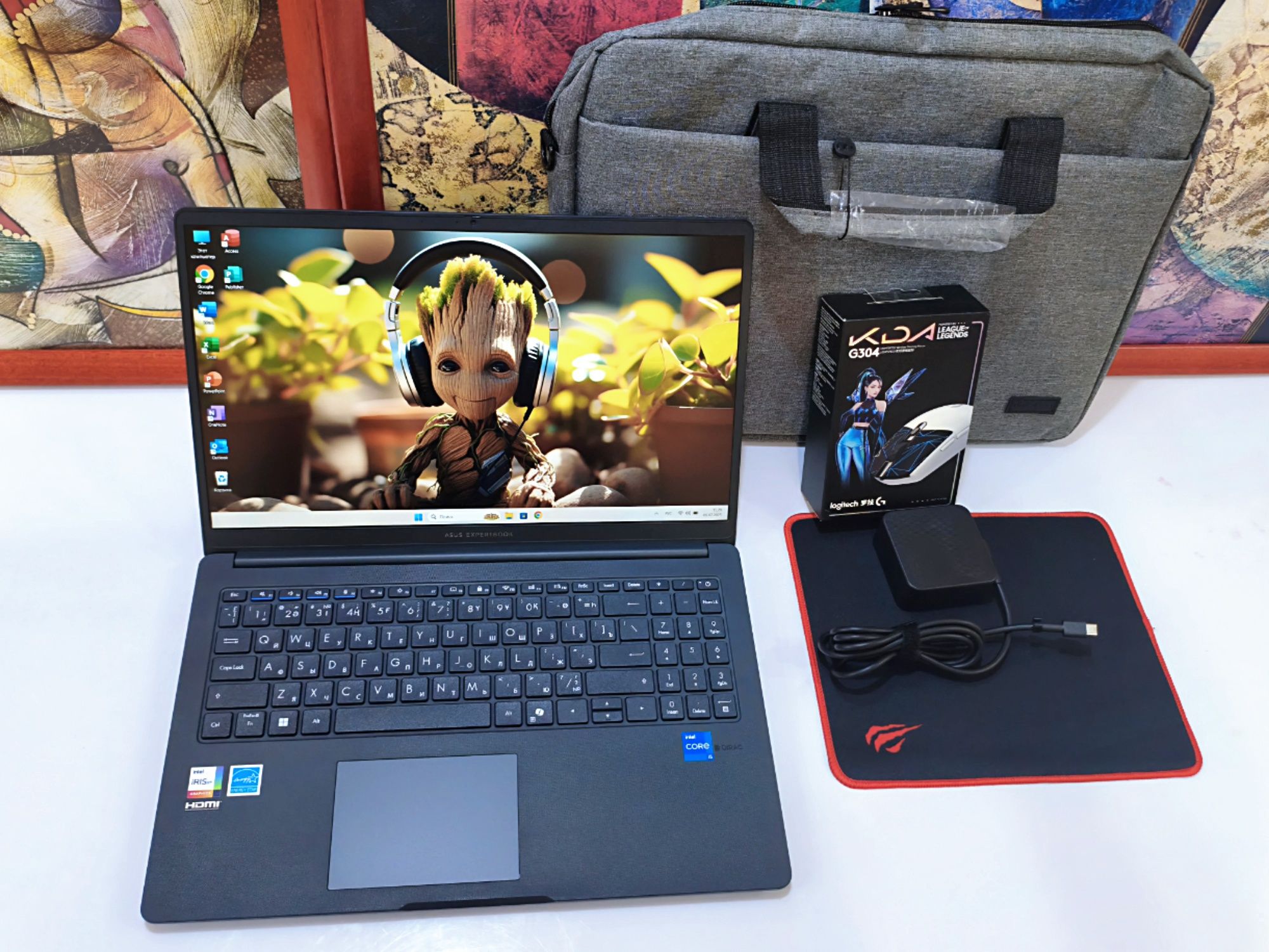 Asus Core i5-13 SSD512GB ОЗУ16ГБ 10-Ядер Ноутбук expertbook DDR5