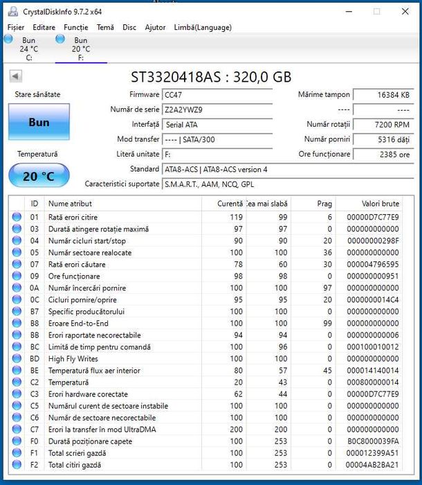 HDD extern 3.5 conexiune USB
