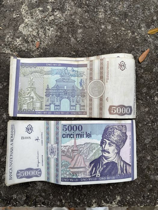 Bagnota de 5000 lei cu avram iancu