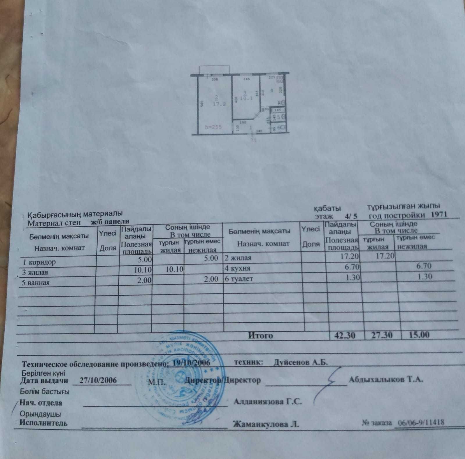 Срочно меняю 2к.кв с доплатой на 3к кв.в центре города