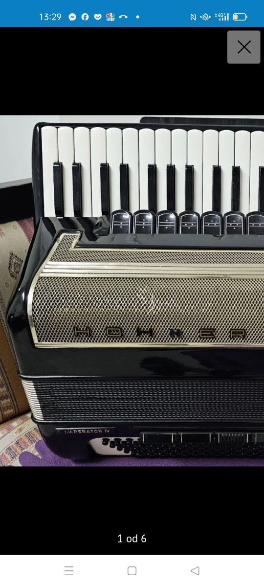 Vand acordeon Hohner 2+2 cassoto