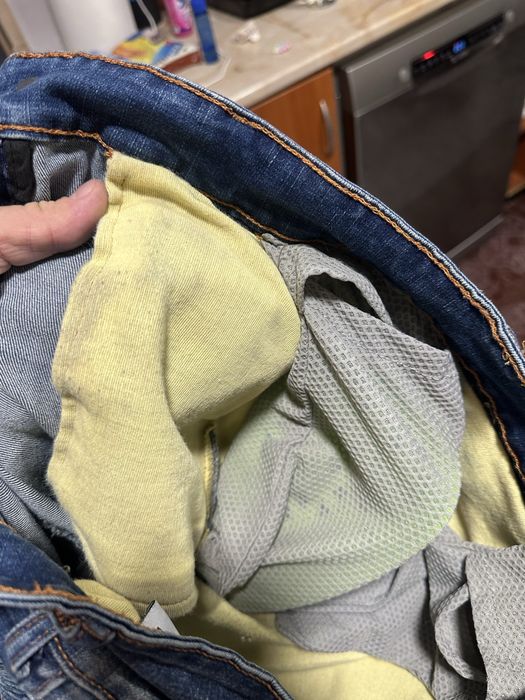 Мото дънки  с кевлар в зоните на протекторите