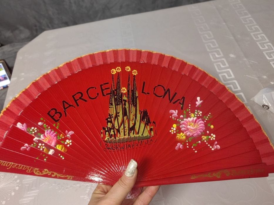 Evantai Barcelona suvenir