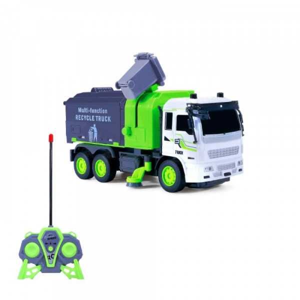Детски камион Боклукчийски с контейнер играчка и дистанционно