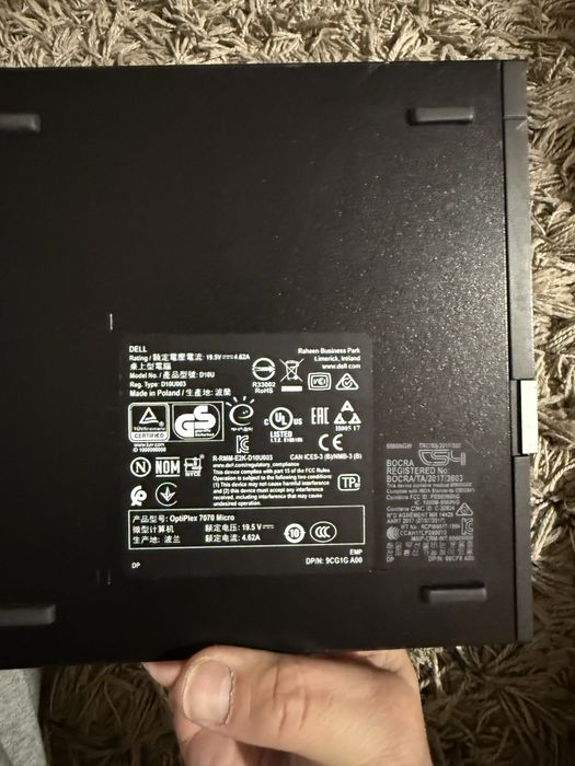 Mini PC / Tiny DELL OptiPlex 7070, Intel i5-9500T, 16GB RAM, 256GB SSD