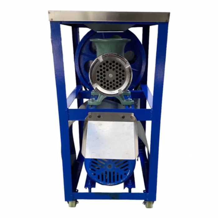 Професионална чугунена месомелачка №32 с електромотор, двоен ремък