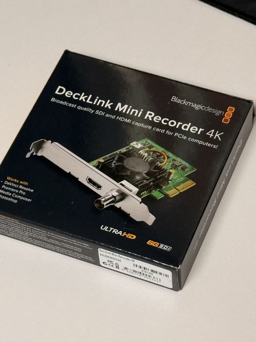 Карта видеозахвата DeckLink Mini Recorder 4K