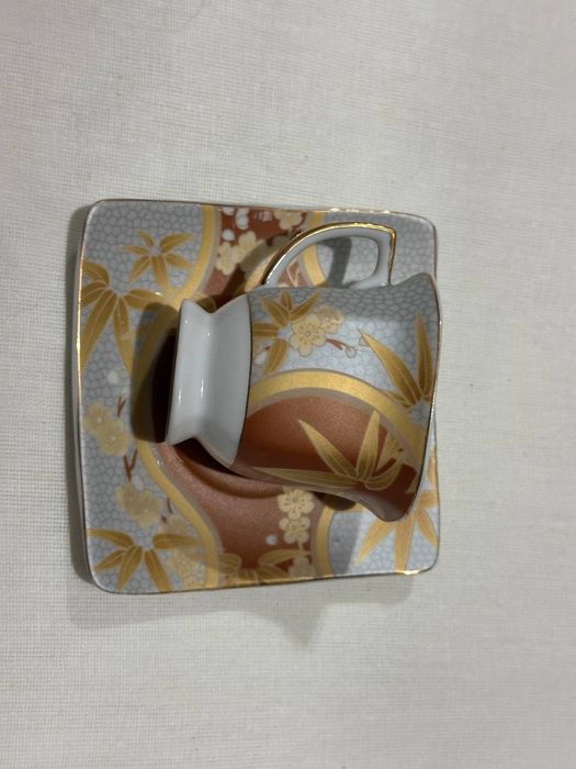 Чайный набор YAMASEN Япония на 5 персон. С 24 каратным золотом.