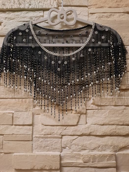 Bluze L/XL,voal,satin,broderie si paiete,Camasi casual cu lame