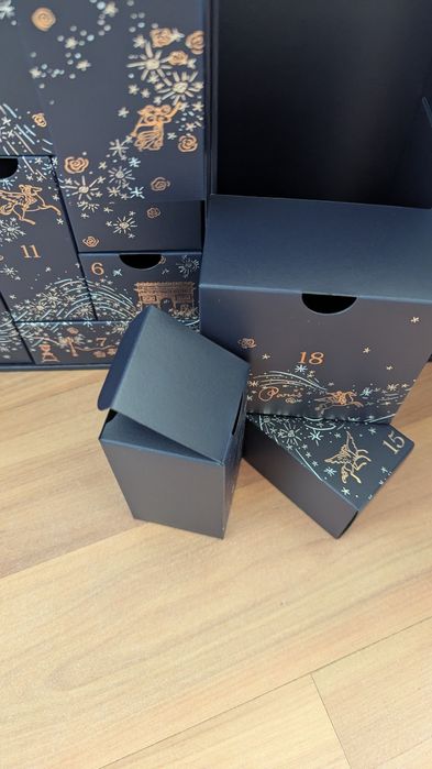 Кутии от Адвент календари  Lancome Sephora, Kiehl's