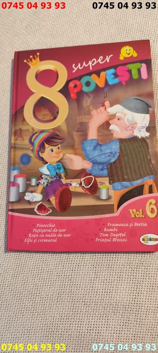carte carti 8 opt super povesti cartonata